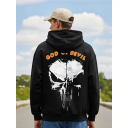 BENNY BROOKS Men Graphic Printed Hooded Full Sleeve Sweatshirt-picture-10