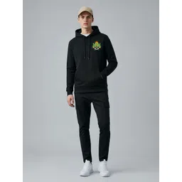 BENNY BROOKS Men Graphic Printed Hooded Pullover Sweatshirt image 3