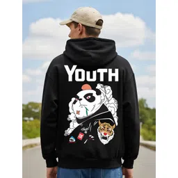 BENNY BROOKS Men Graphic Printed Hooded Sweatshirt-picture-22