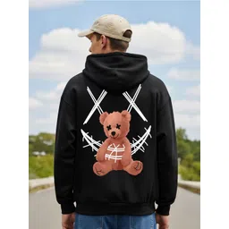 BENNY BROOKS Men Printed Hooded Pullover Sweatshirt-picture-33