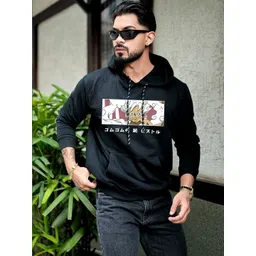 BENNY BROOKS Men Printed Hooded Sweatshirt image 1