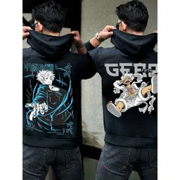 BENNY BROOKS Men Printed Hooded Sweatshirt image 3