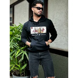 BENNY BROOKS Men Printed Hooded Sweatshirt image 4