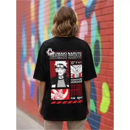 BENNY BROOKS Women Graphic Printed Oversized Round Neck Cotton T-shirt-picture-35