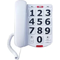 Benotek Corded Big Button Landline Phones for Seniors Home, Single Line Easy to Read Desk Telephone for Visually and Hearing Impaired Old People, Wired Extra Louder Ringer Home Phone-picture-23