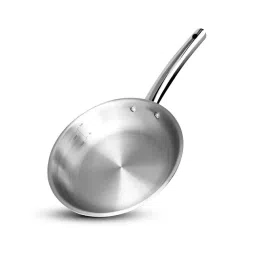 Bergner BE Essentials Silver Stainless Steel Frypan (20 cm)-picture-36
