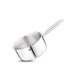 Bergner BE Essentials Silver Triply Stainless Steel 14 cm Full Induction Bottom Teapan (1100ml)-picture-24