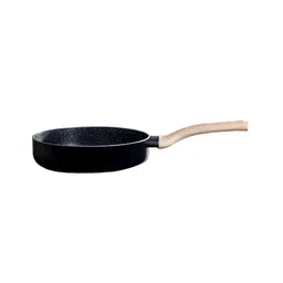 Bergner Bellini Plus Aura Black Non Stick Frypan 18 cm, 1 L, Sturdy Rivertless Construction with Soft touch Wooden Finish Handle, Induction Bottom-picture-14