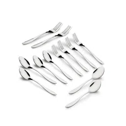 Bergner Silver Stainless Steel Essential Plus Passion Cutlery - Set of 6-picture-15