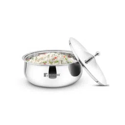 Bergner Vienna Silver Stainless Steel 24 cm Hot Pot (2500ml)-picture-18