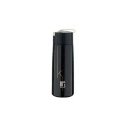 Bergner Walking Black Stainless Steel Thermosteel Hot and Cold Bottle (0.35 L)-picture-23
