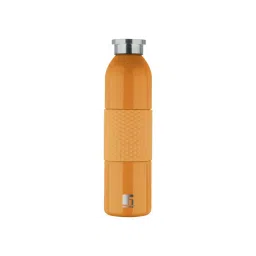 Bergner Walking Orange Stainless Steel Thermosteel Hot and Cold Bottle (0.6 L) image 1