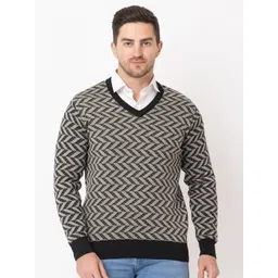 BeriBlu Men Chevron Printed Pullover-picture-23