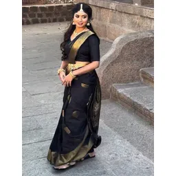 BerMondsey Woven Design Zari Banarasi Saree-picture-27