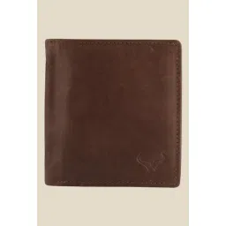 Bern Brown Solid Bi-Fold Leather Wallet-picture-31