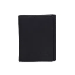 Bern Men Black Solid Leather Three Fold Wallet-picture-33