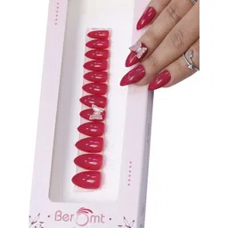 BEROMT 12 Pcs Long-Lasting Reusable Lightweight Salon Finish Press on Nail Tips - 01-picture-1