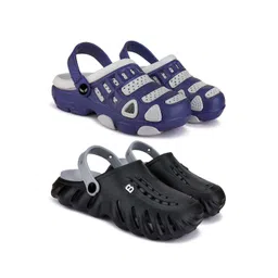 BERSACHE Boys Pack Of 2 Clogs Flip Flops-picture-30