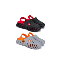 BERSACHE Boys Pack Of 2 Clogs Flip-Flops-picture-12