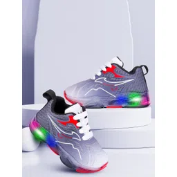 BERSACHE Boys Round Toe Lace-Ups Sneakers-picture-25