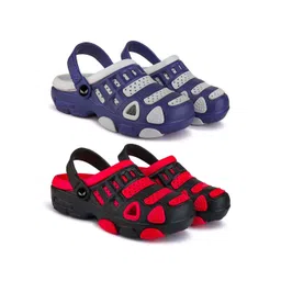 BERSACHE Girls Pack of 2 Self Design Thong Flip-Flops-picture-31