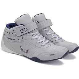 Bersache Sports Shoes for Men |Latest Stylish Sports Shoes for Men |Lace-Up Lightweight White Shoes for Running, Walking, Gym,Trekking and Hiking Shoes for Men-picture-27