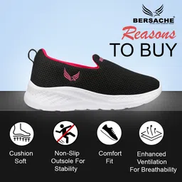 bersache Premium Sports, Walking, Gym, Cricket, Trending Running Shoes For Women's Walking Shoes For Women image 2
