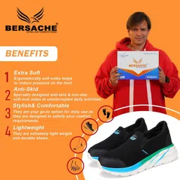 bersache Sneaker, Loafers ,Casual With Extra Comfort Loafers For Men image 2