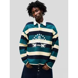 Bershka Men Striped Sweatshirt-picture-35