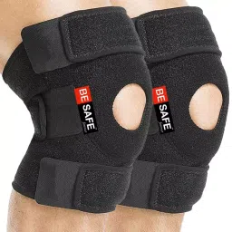 Besafe Forever Knee Cap Support Band Open Patella for Pain Relief, M, Pack of 2-picture-18