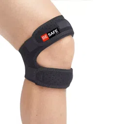 Besafe Forever Knee Strap Support Band for Pain Relief, Black, Single-picture-13