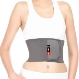 Besafe Forever Neoprene Grey Rib Support Chest Binder Compression Brace, GRBG03, Size: M-picture-16