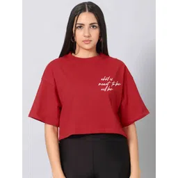 Besick Women Typography Printed T-shirt-picture-28