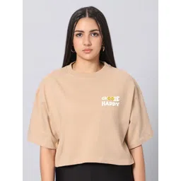 Besick Women Typography Printed T-shirt-picture-14