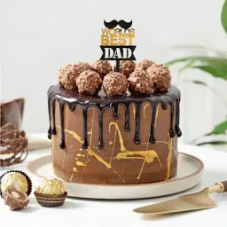 Best Dad Chocolate Ganache Cake-picture-21