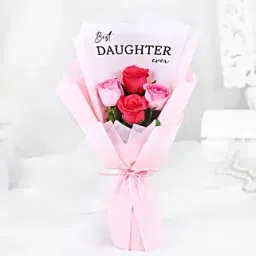 Best Daughter Ever Rosey Wishes Bouquet-picture-13