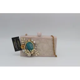 best indian handicraft Party CreamClutch-picture-28