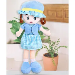 Besties Big Size Super Soft Stuffed Huggable Girl Winky Doll Washable Sky Blue - Height 100 cm-picture-23