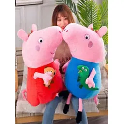 BESTIES Brother Pig and Sister Pig Soft Toys Combo - Height 22 cm-picture-10