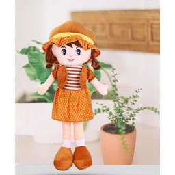 Besties Super Soft Stuffed Huggable Girl Winky Doll Washable Brown - Height 40 cm-picture-17