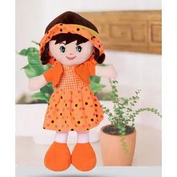 Besties Super Soft Stuffed Huggable Girl Winky Doll Washable Orange - Height 60 cm-picture-16