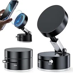 BETLEX 360 Vacuum Magnetic Phone Holder Hands Free, Foldable Suction Mount, Strong Grip for Mirror, Shower, Gym, Car, Kitchen and Universal Magnetic Phone Stand - Multi Color-picture-19