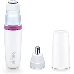 Beurer Face Mini Hair Remover HL16, Electric Facial Hair Removal for Women, Quick & Gentle, Finishing Touch for Upper Lips, Chin & Cheeks, Ideal for On-The-Go, with Smart white light, White Color-picture-25