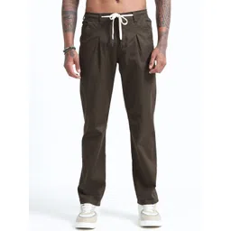 BEVDAAS Men Comfort Relaxed Fit Mid-Rise Stretchable Trouser-image-29