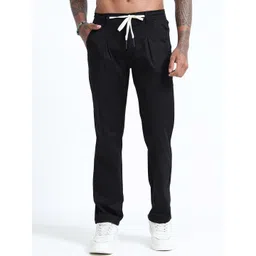 BEVDAAS Men Comfort Relaxed Fit Mid-Rise Stretchable Trouser-image-12