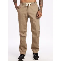 BEVDAAS Men Regular Fit Mid-Rise Trousers-image-49