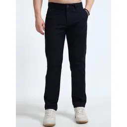 BEVDAAS Men Relaxed Mid-Rise Easy Wash Korean Pants-image-1