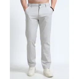 BEVDAAS Men Solid Relaxed Fit Mid-Rise Casual Linen Regular Trouser-image-24