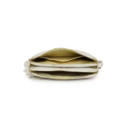 Beverly Hills Polo Club Beige Textured Medium Cross Body Bag image 5