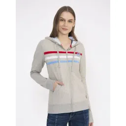 Beverly Hills Polo Club Grey Textured Hooded Jacket-picture-16